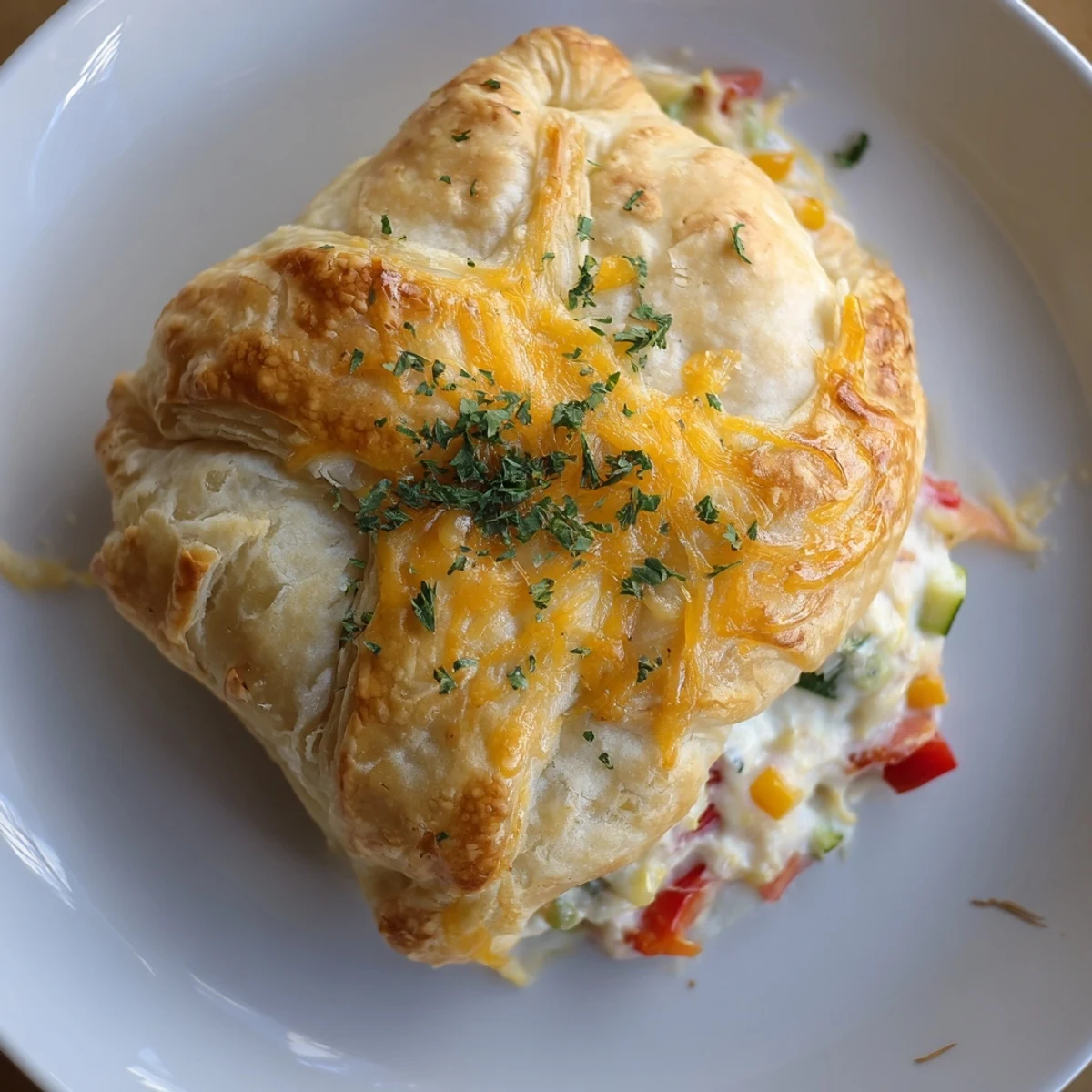 Hot from the oven, these Savory Bites offer a delightful, herby aroma and are perfect for sharing at a party.