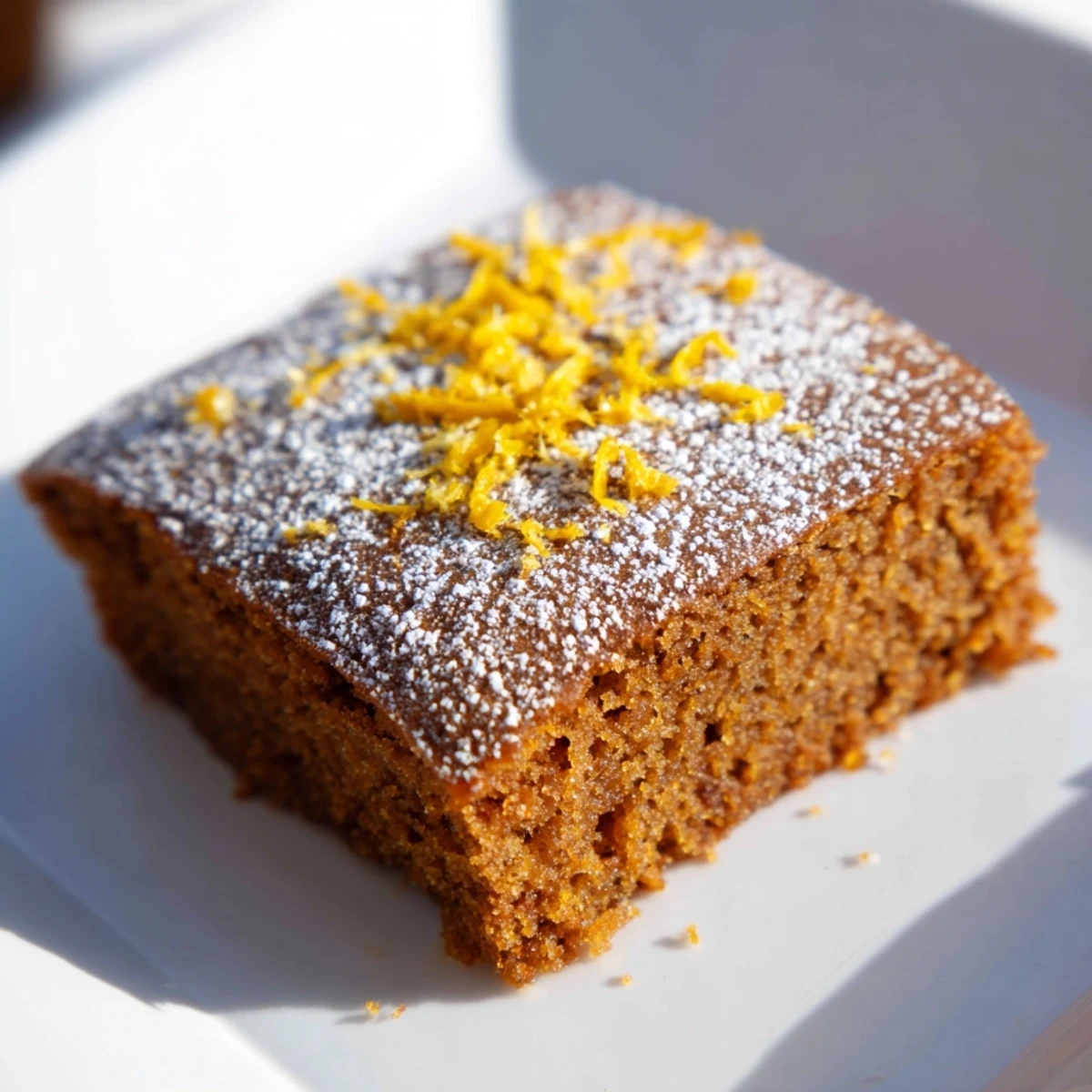 Classic warmly spiced gingerbread