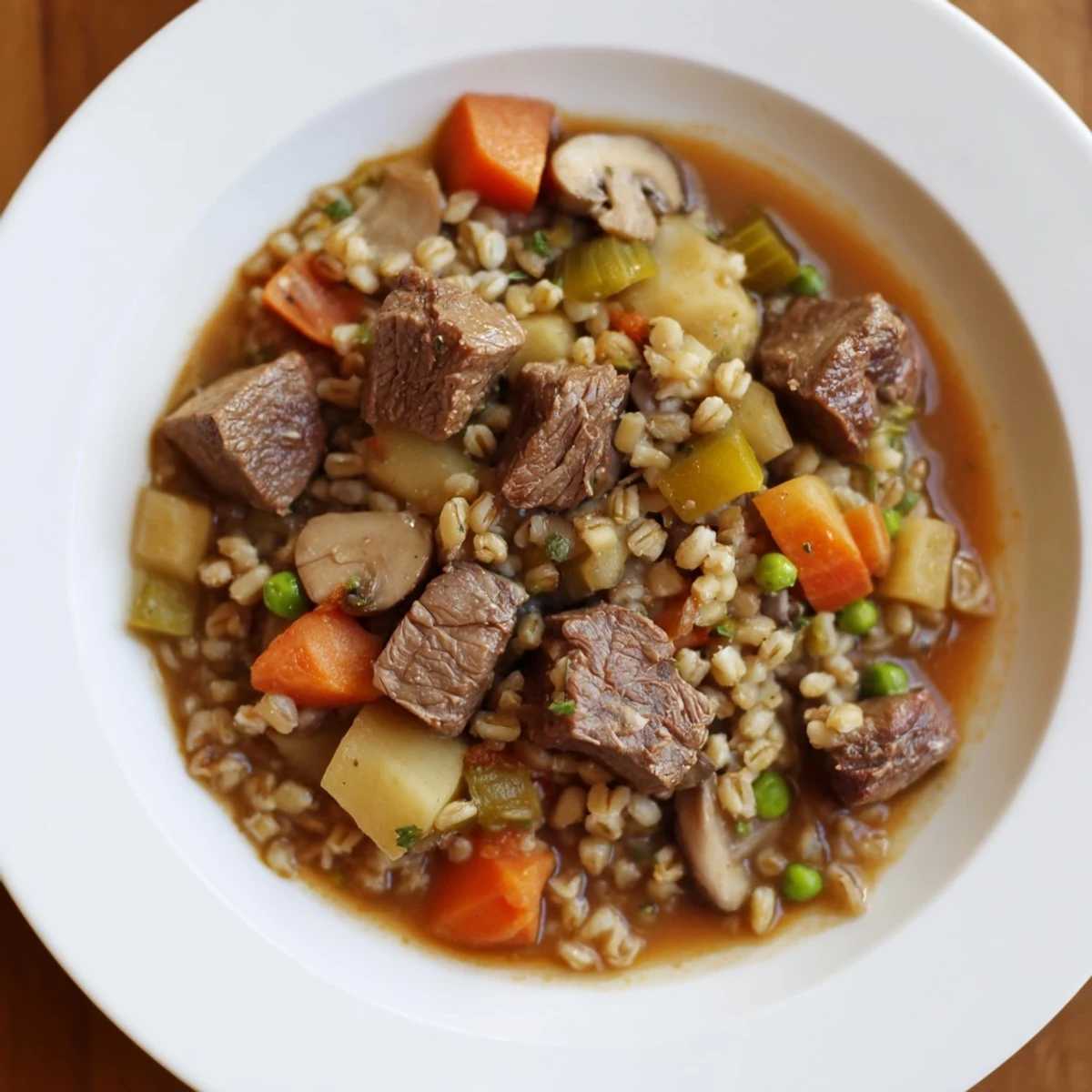 Hearty Beef Barley Stew