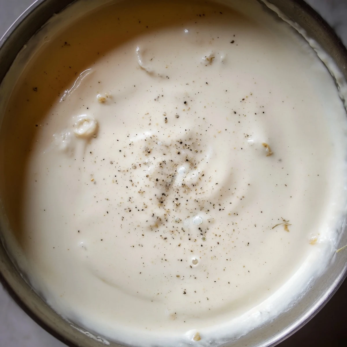 Velvety smooth creamy sauce base, a versatile foundation for rich, flavorful pasta creations.