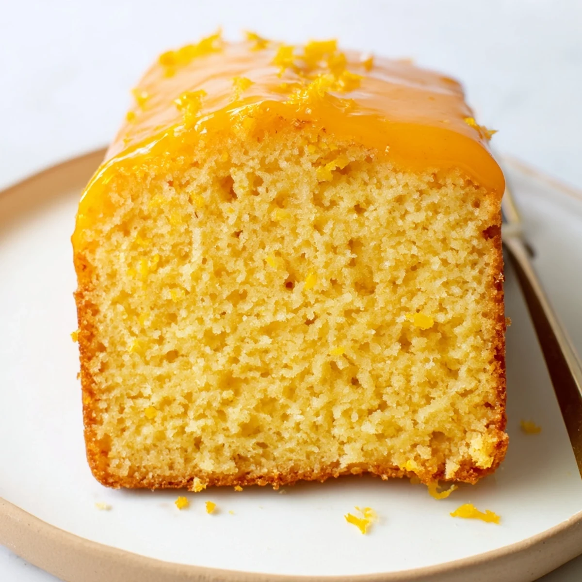 This warm, homemade Orange Bread invites you to enjoy a moist slice with your morning coffee.