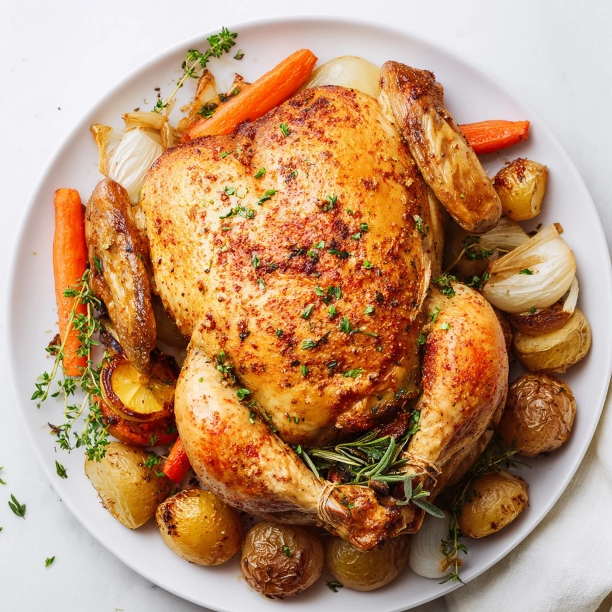 Roast Chicken with Herbs