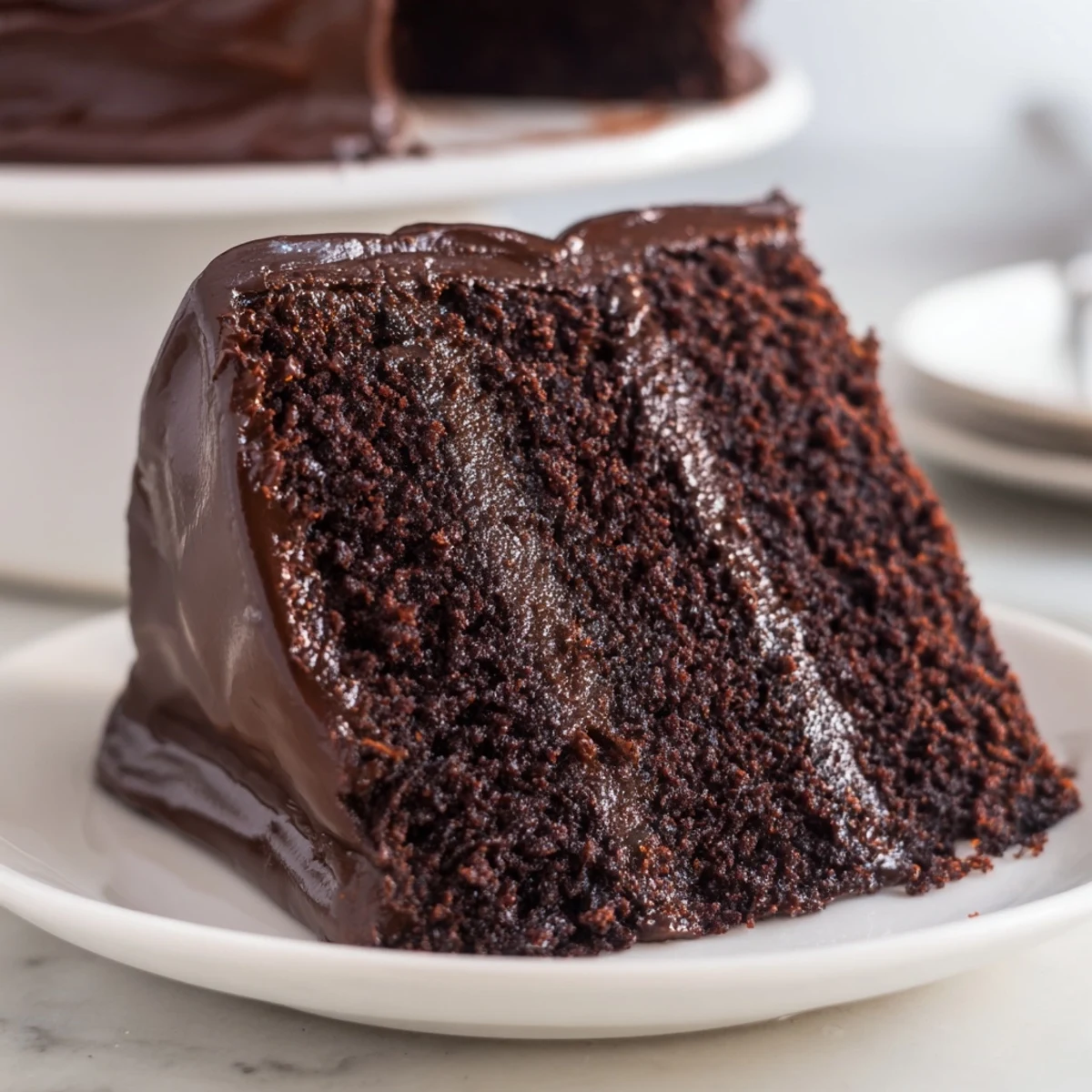 Dark Chocolate Moist Cake