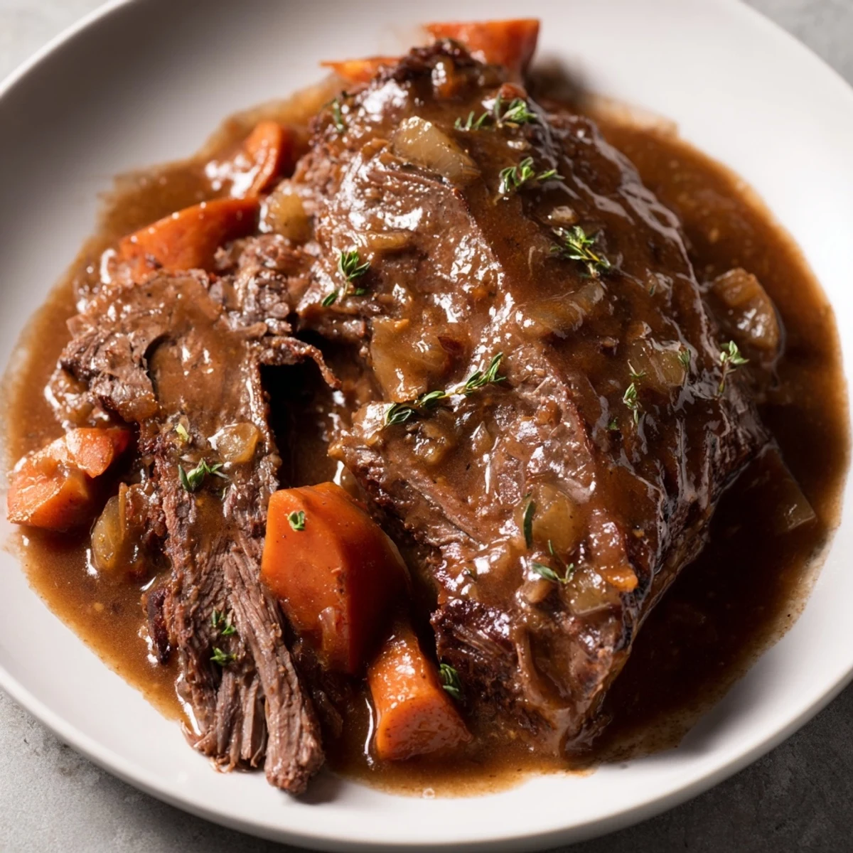 Tender Braised Beef Slow-Cooked