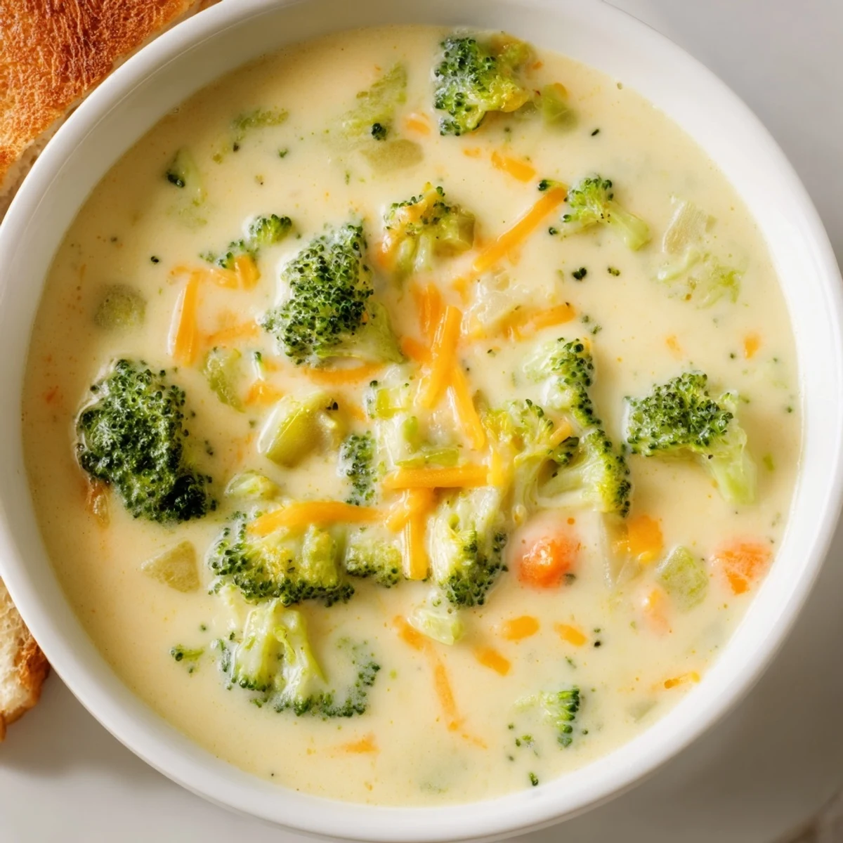 Creamy Broccoli Cheddar Soup