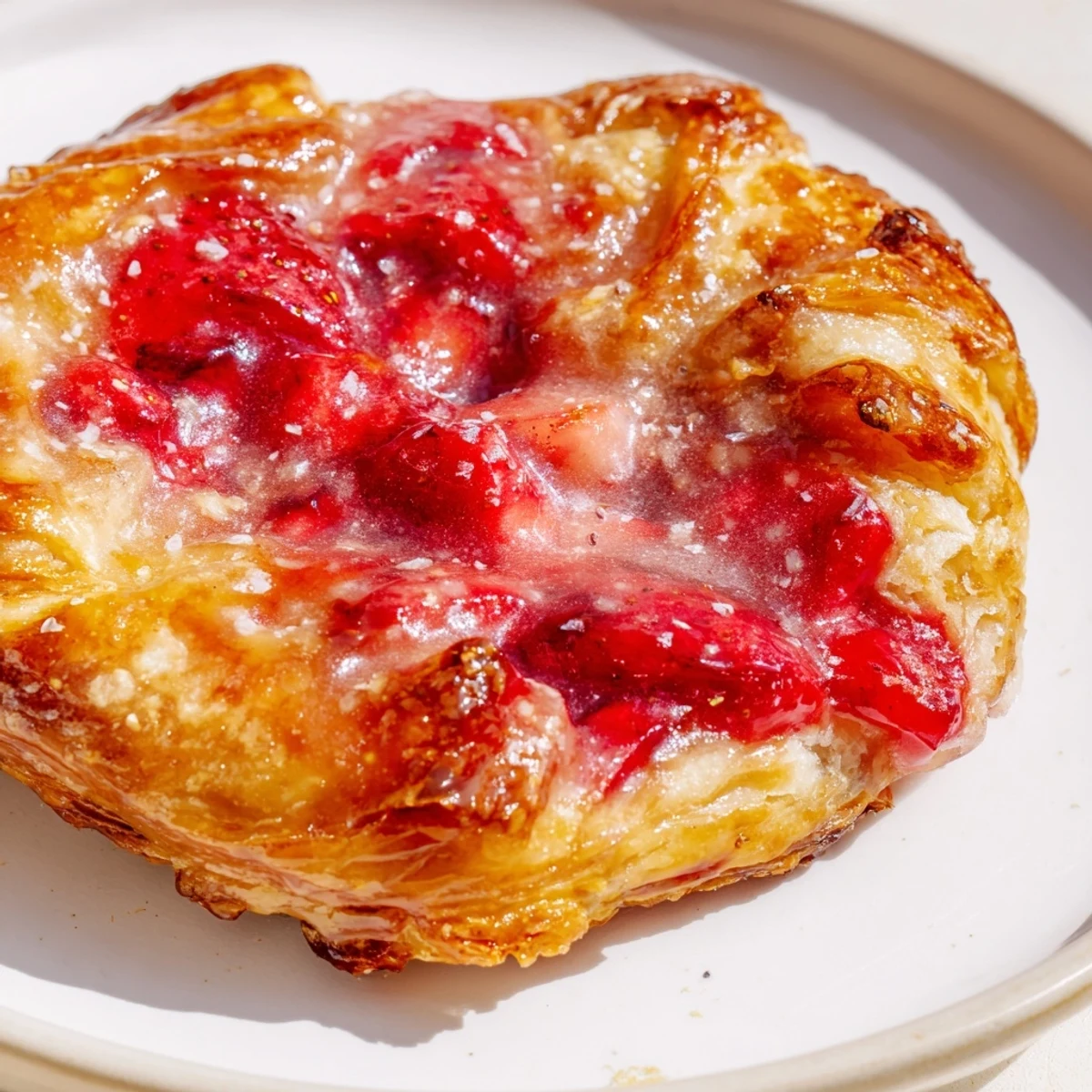 Fresh strawberry hand pies feature a buttery crust and juicy berry filling, perfect for snacks.