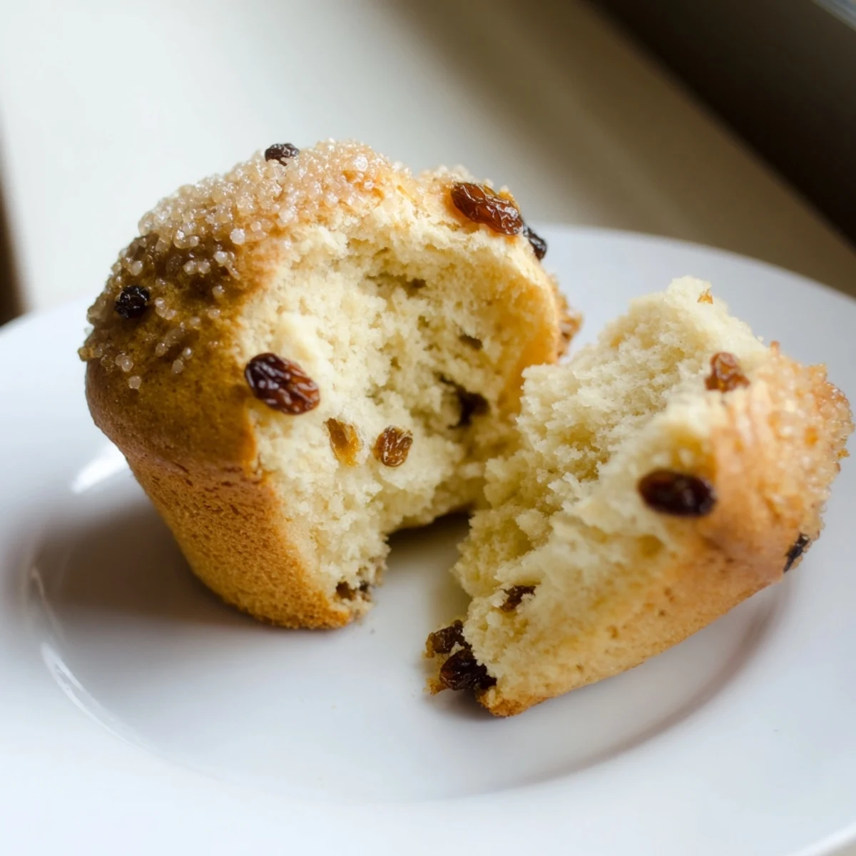 Warm Irish Soda Bread Muffins with a crumbly top, perfect for breakfast or tea.