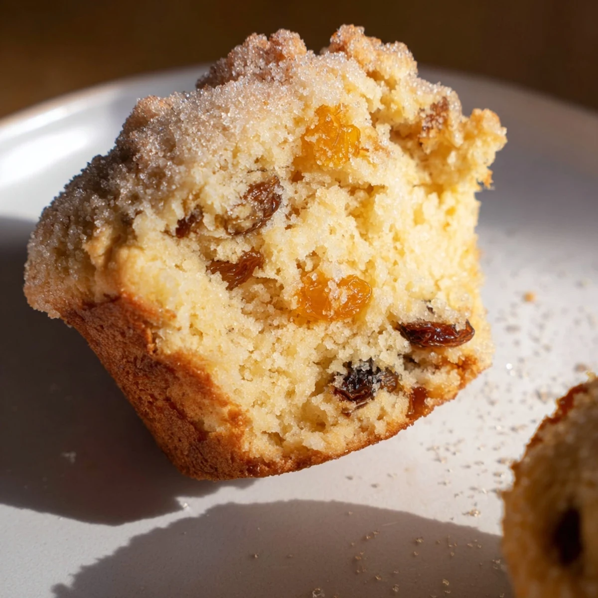 Freshly baked Irish Soda Bread Muffins displayed with butter and orange zest nearby.