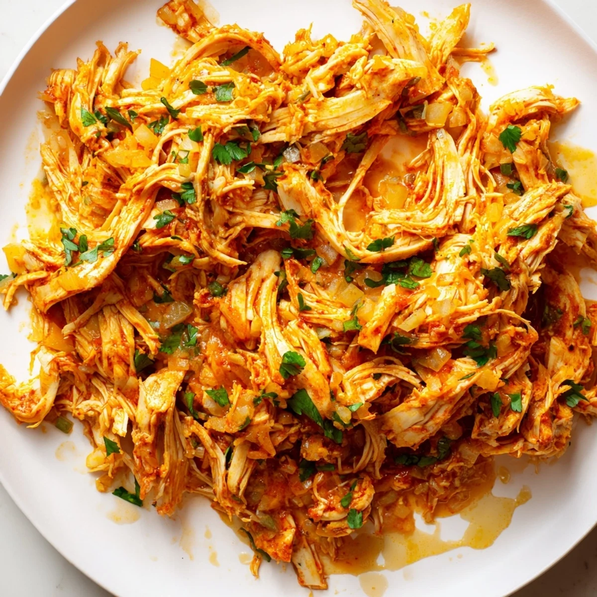Juicy slow cooker cilantro lime chicken served in warm tortillas with lime wedges