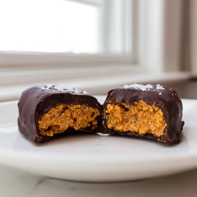 Golden corn flake peanut butter bars coated in rich dark chocolate on a parchment-lined tray