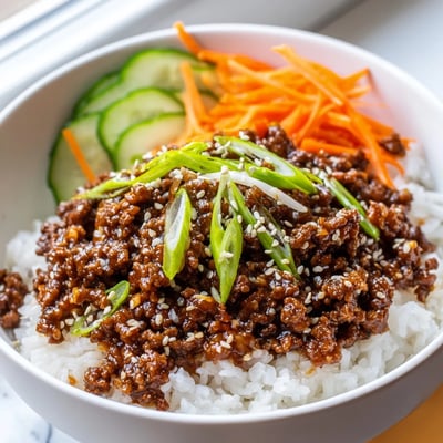 Korean Ground Beef Bowl