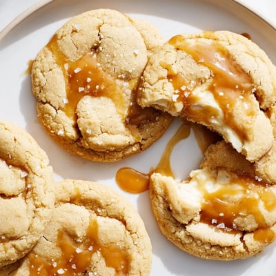 Caramel Cheesecake Cookies